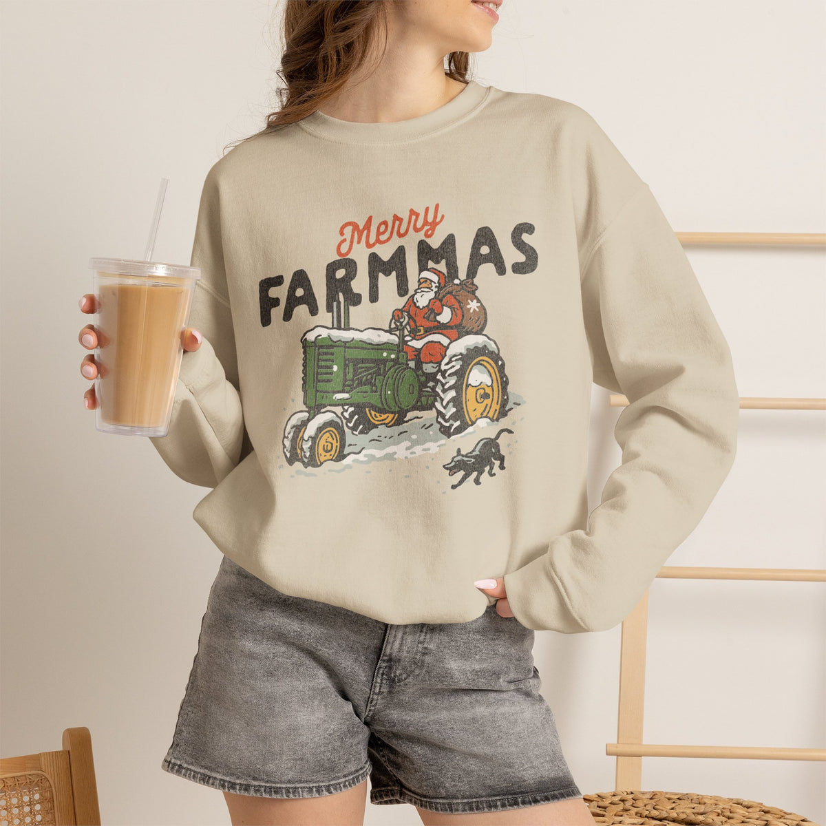 Merry Farmmas Christmas Sweatshirt