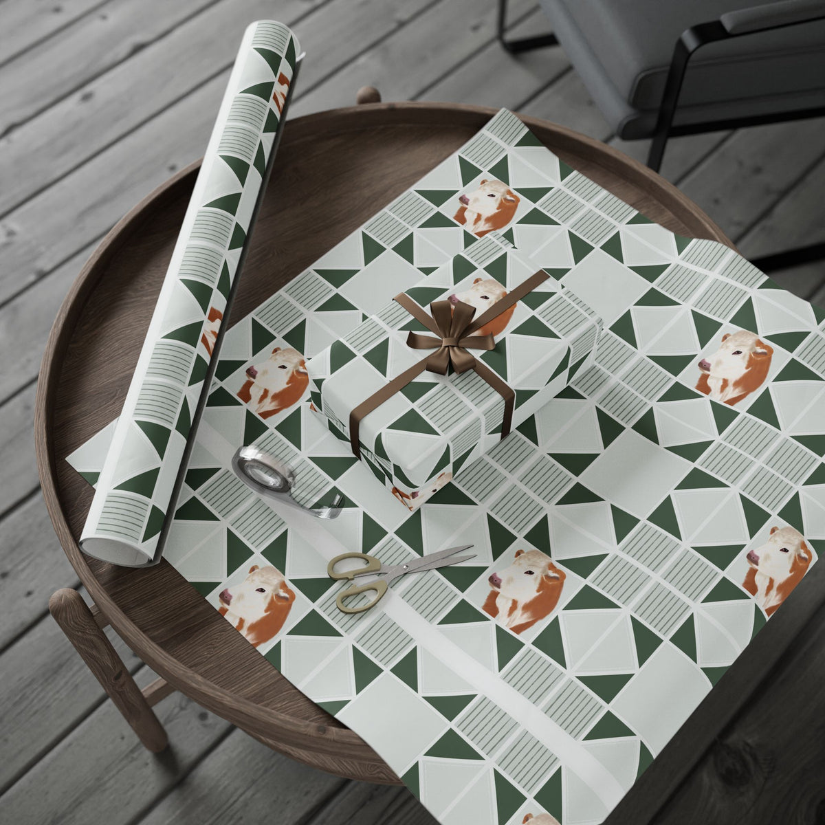 Hereford Quilt Wrapping Paper