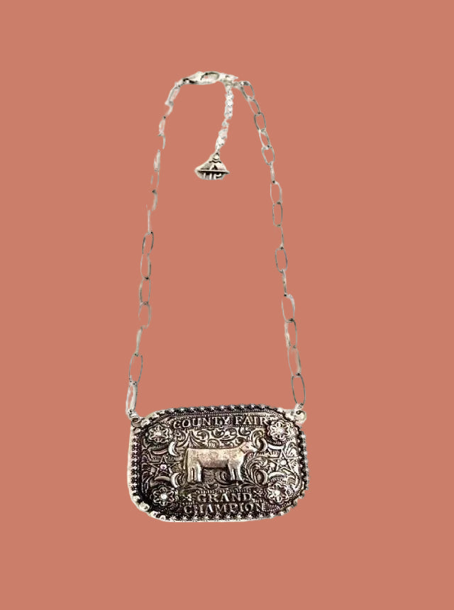 Western County Fair Champ Pendant Necklace