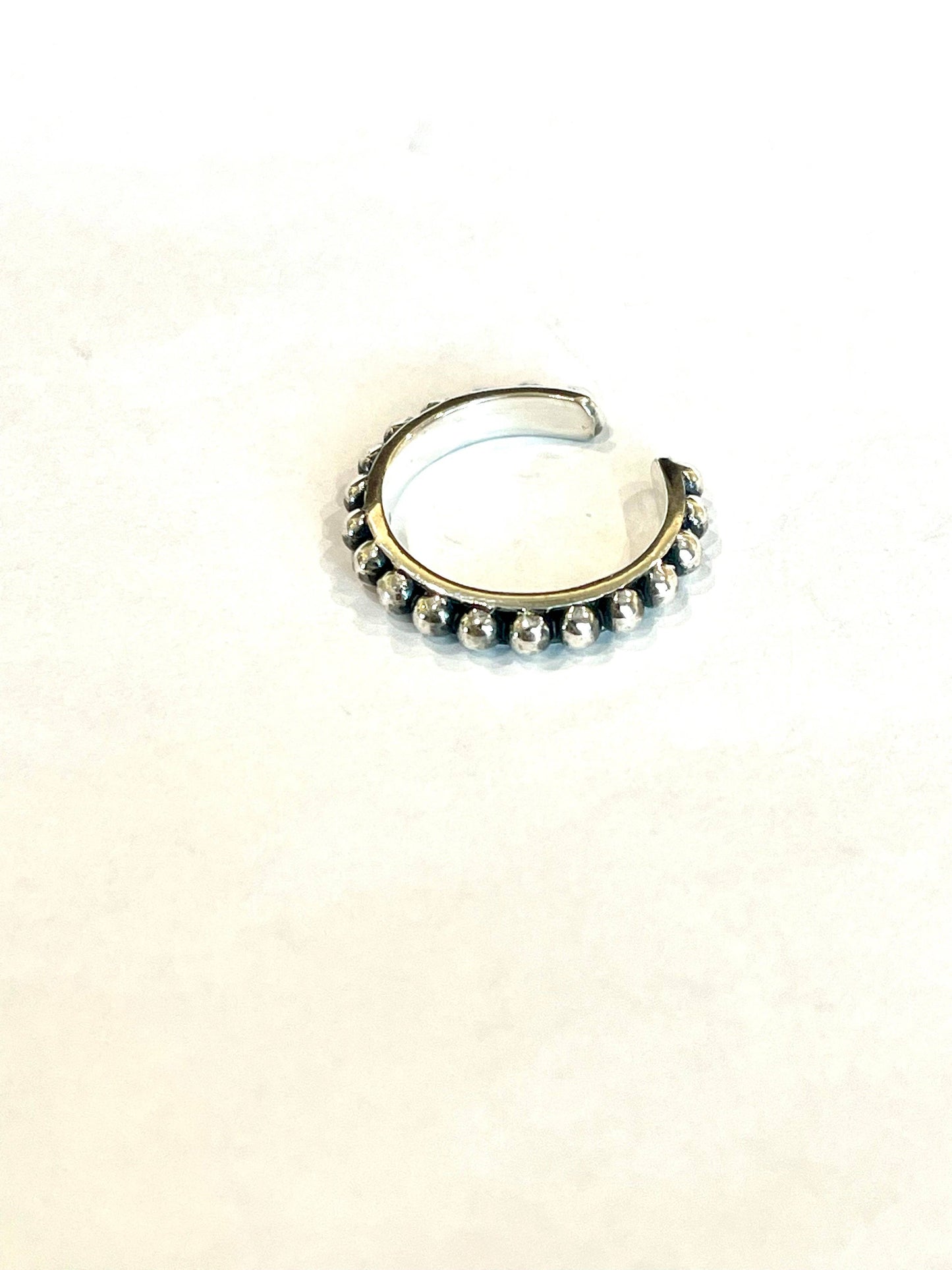 Beautiful Handmade 4mm Sterling Silver Adjustable Ring ring 122