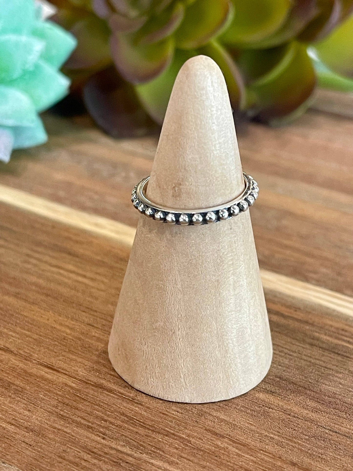 Beautiful Handmade 2mm Sterling Silver Adjustable Ring ring 123