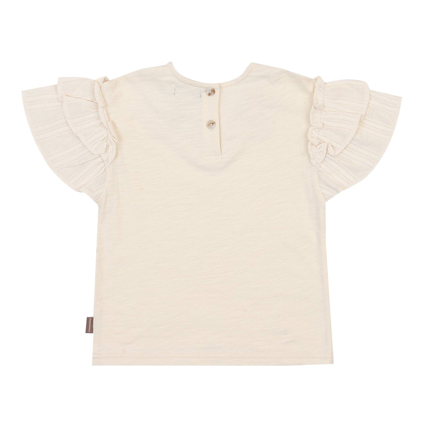 Square Neck Tiered Wide Sleeve