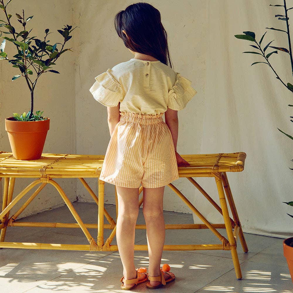 Square Neck Tiered Wide Sleeve