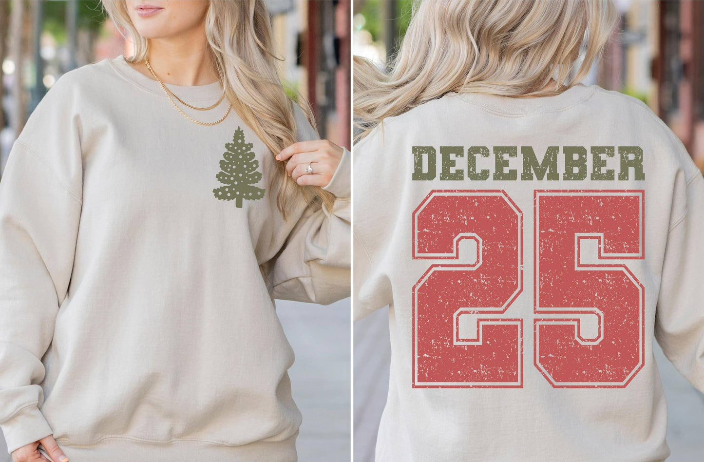 December 25 Fleece Sweatshirt