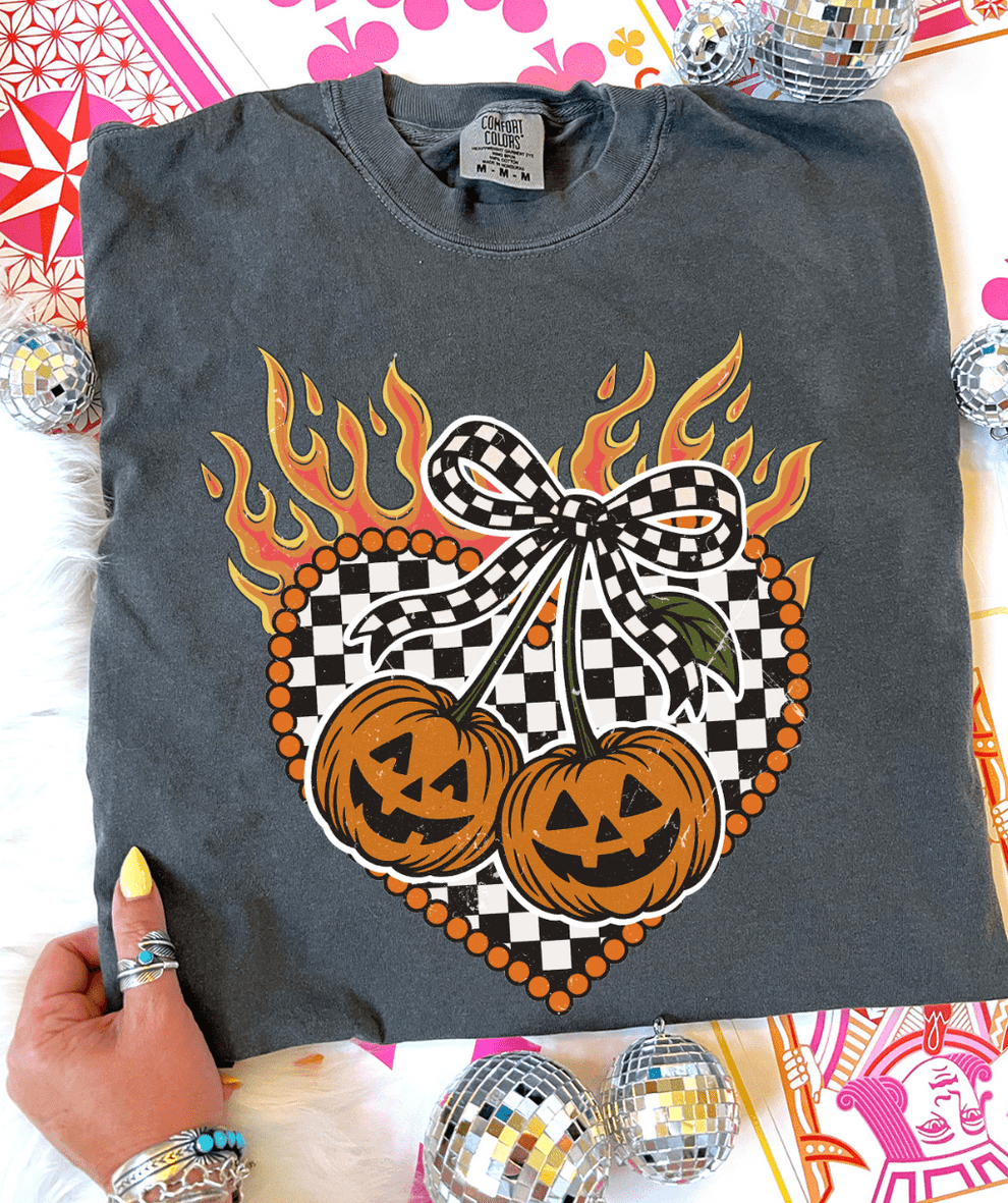 Heart Pumpkin Flames