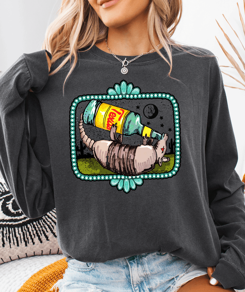 Texas armadillo Long Sleeve Comfort Color