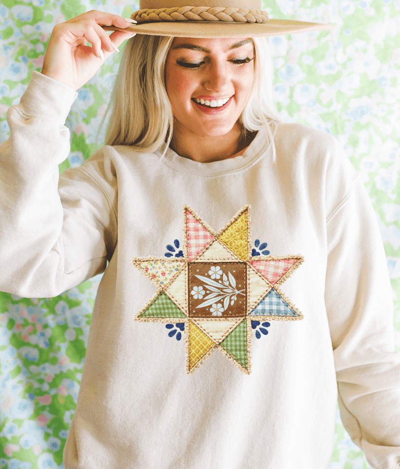 Vintage Quilted Star - Multiple Options