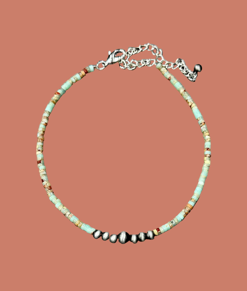 739674, 15" Western Gemstone Necklace