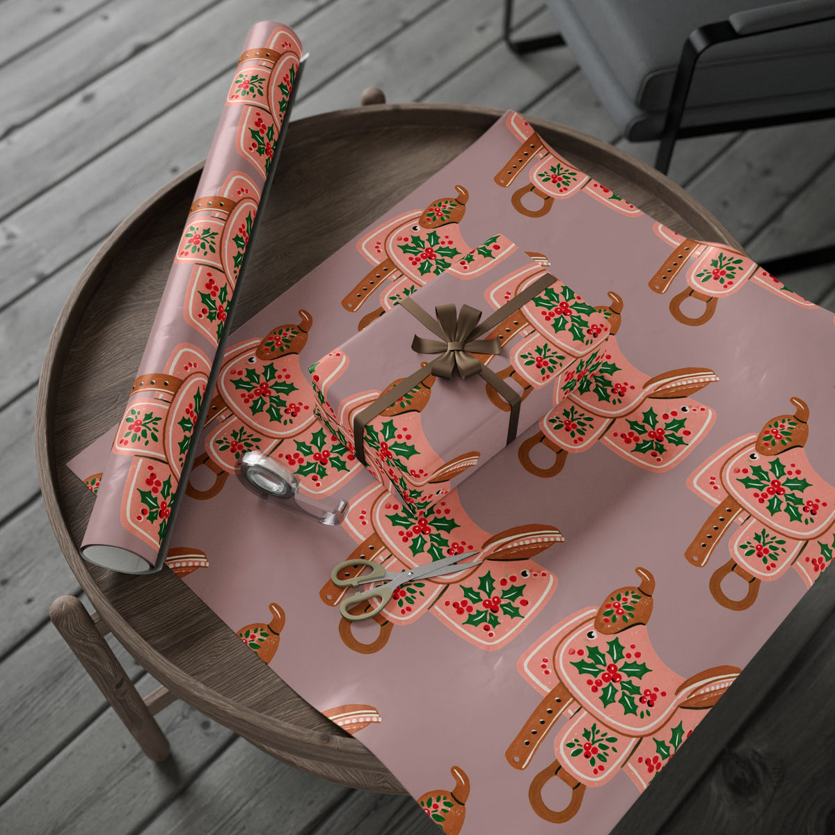 Saddle Wrapping Paper