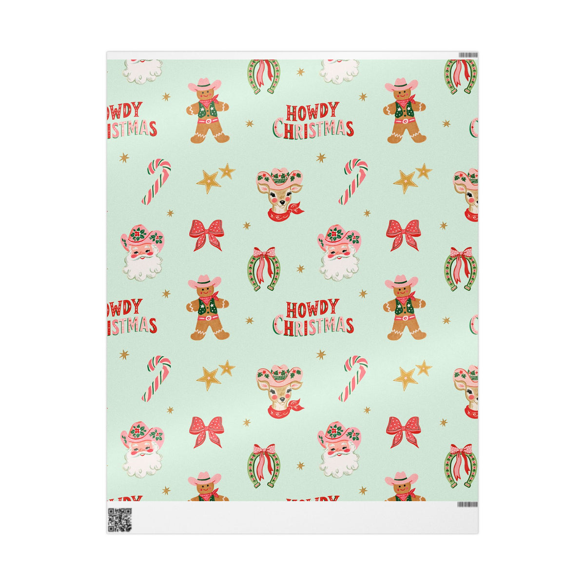 Howdy Christmas  Holiday Wrapping Paper