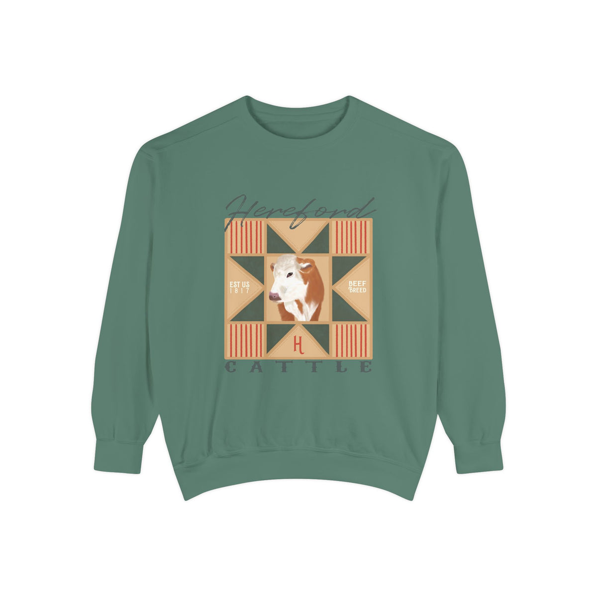 Hereford Quilt Patch Sweatshirt