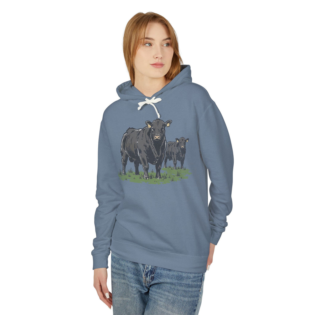 Black Angus Cow Sweatshirt