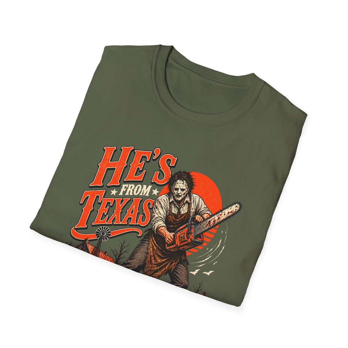 He’s From Texas Chainsaw Man T-Shirt