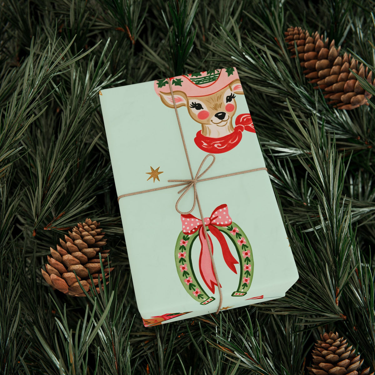 Howdy Christmas  Holiday Wrapping Paper