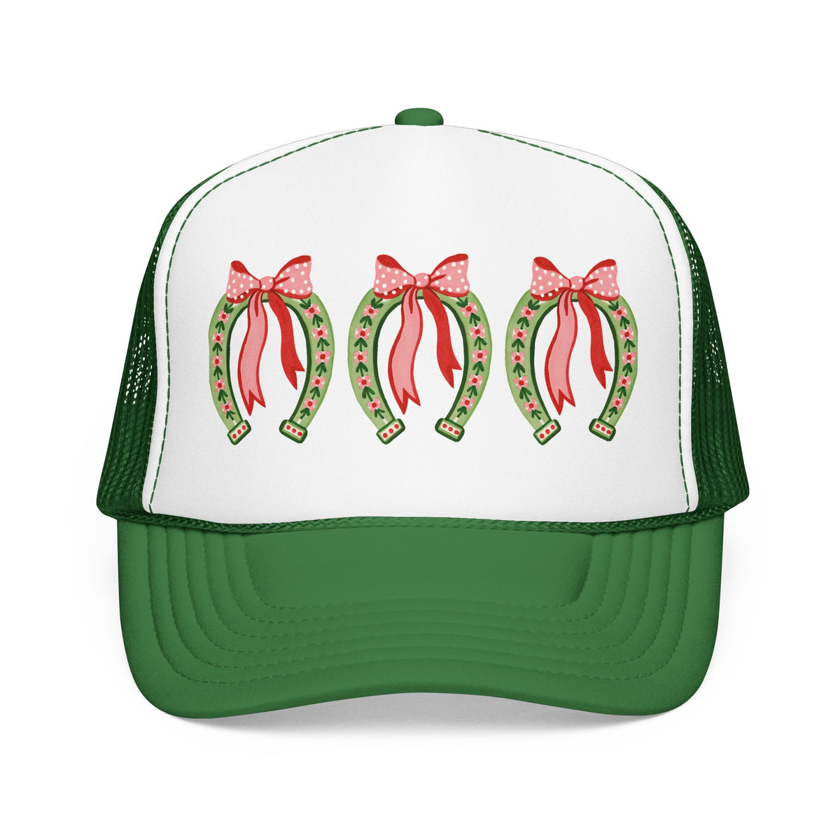 Christmas Horseshoe Trucker Hat
