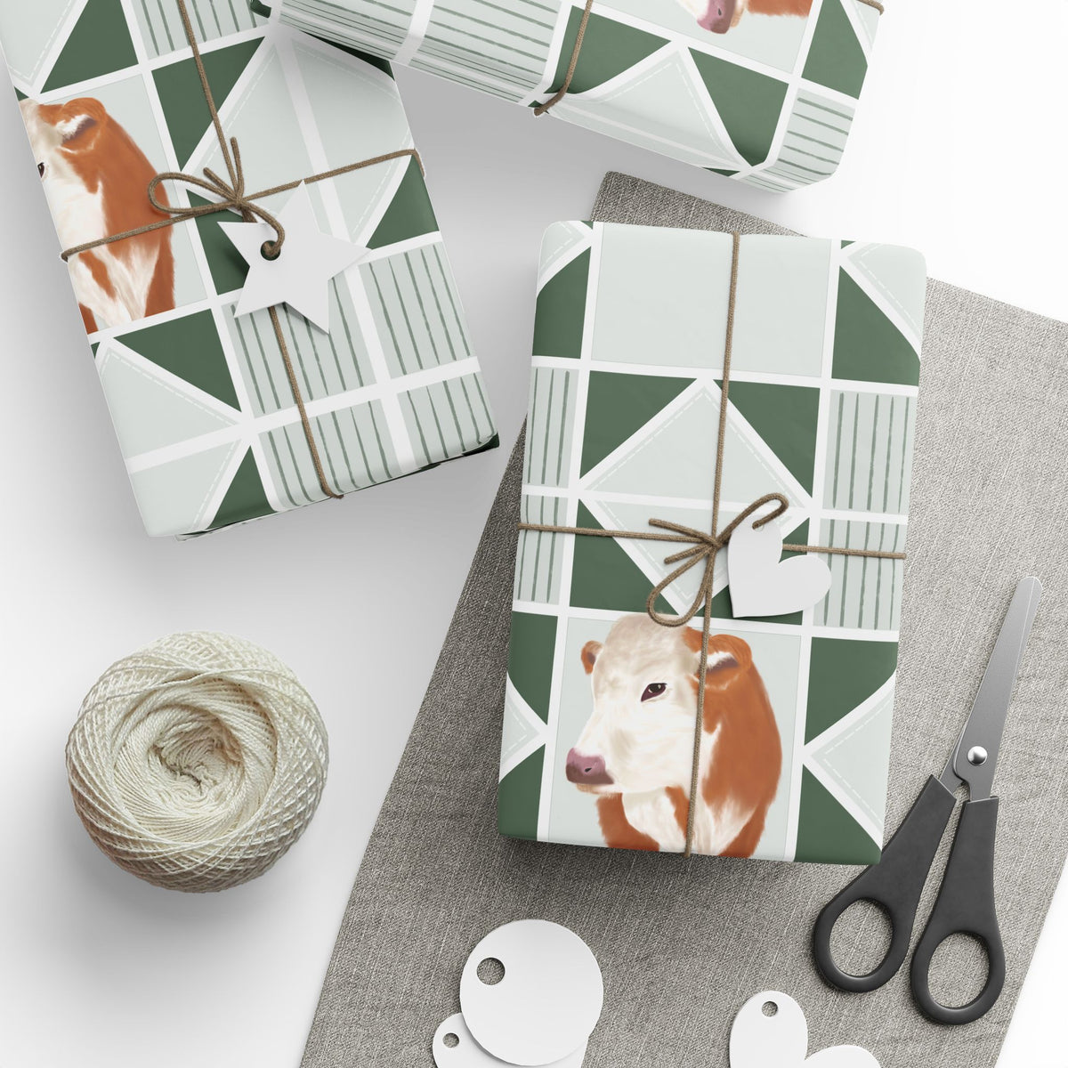 Hereford Quilt Wrapping Paper