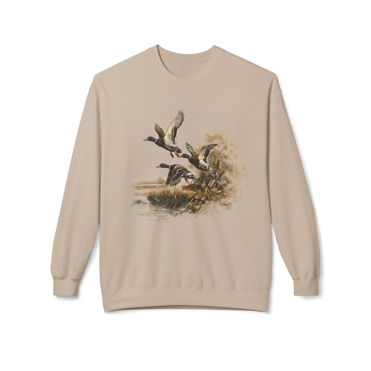 Duck Flying Crewneck Sweatshirt