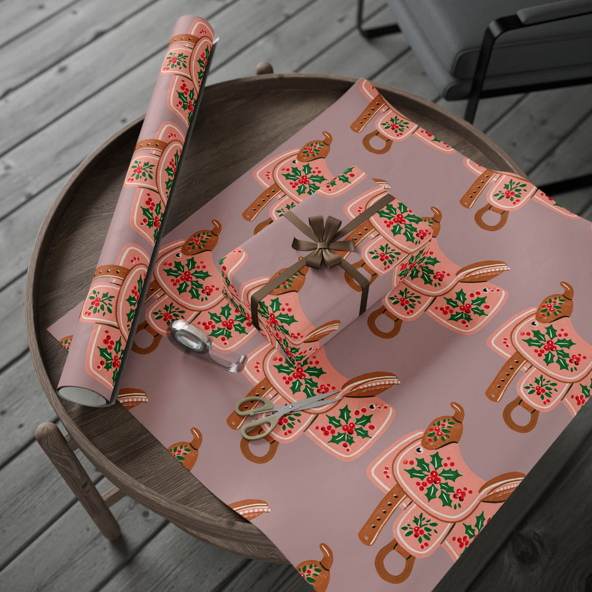 Saddle Wrapping Paper