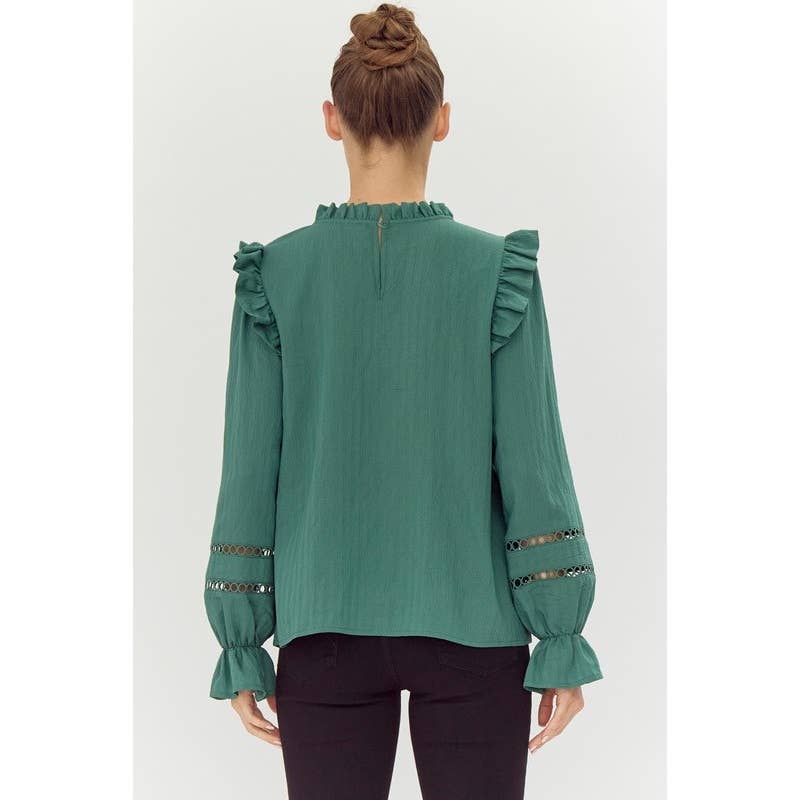 Textured top: KALE