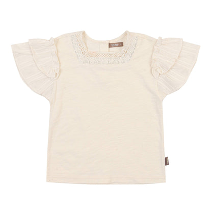 Square Neck Tiered Wide Sleeve