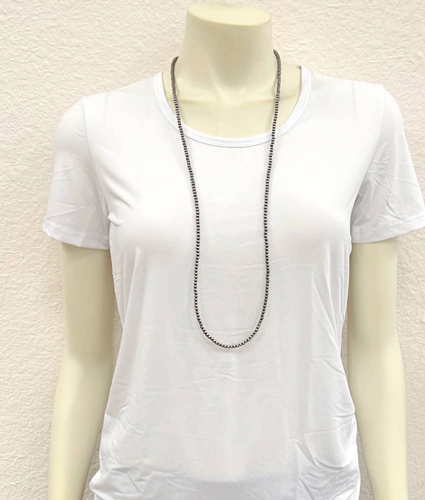 735134, Handmade Navajo Bead Necklace