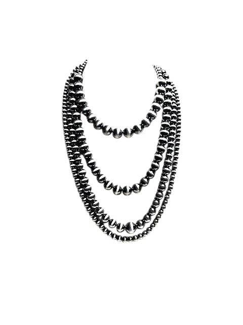 Western Pearl 4 Strands Necklace