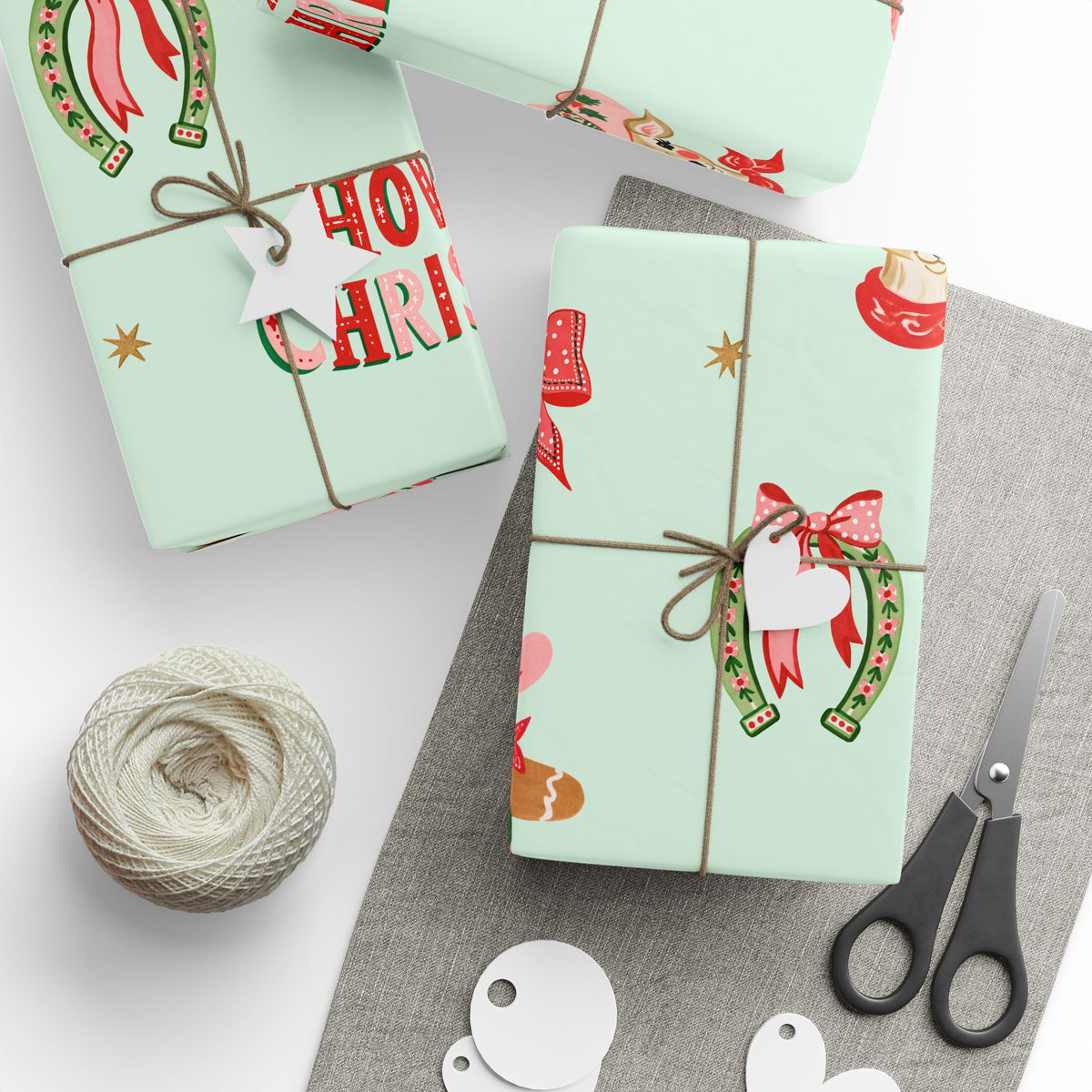 Howdy Christmas  Holiday Wrapping Paper