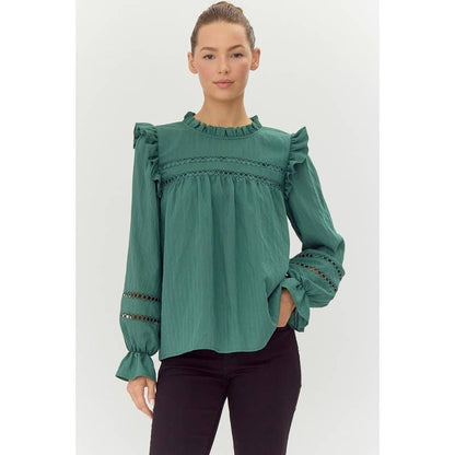 Textured top: KALE