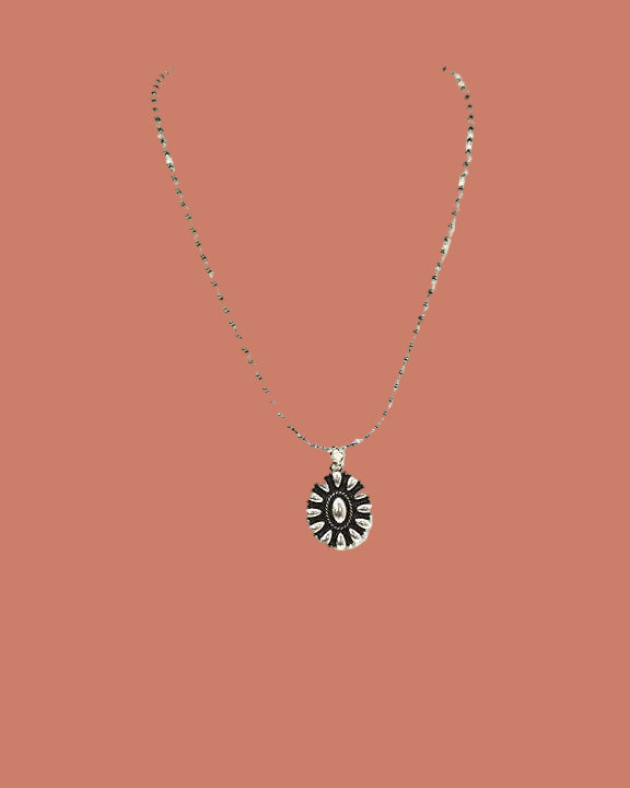 Western Concho Bubble Necklace