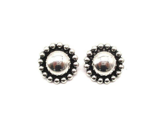Western Round Ball Bubble Post Earring