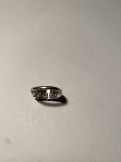 Zuni Sterling Silver & Turquoise 5 Stone Needlepoint Ring we: 7.5 / Turquoise Ring 116