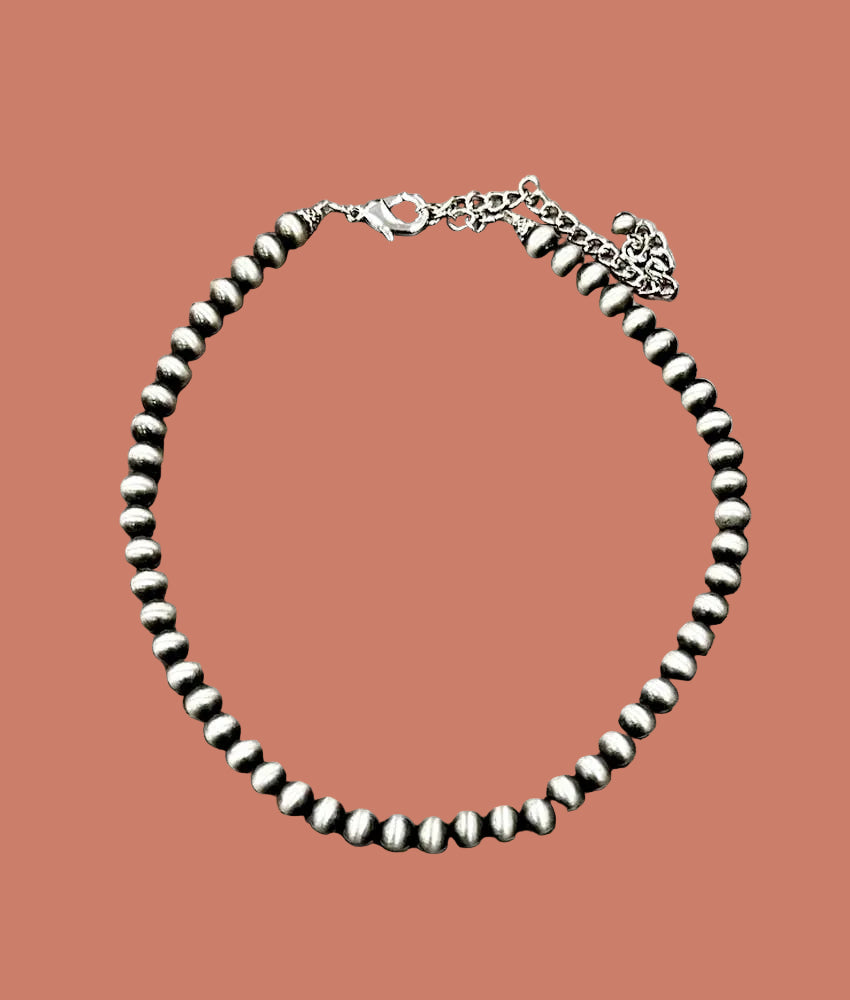 6" 8mm Western Bead Necklace