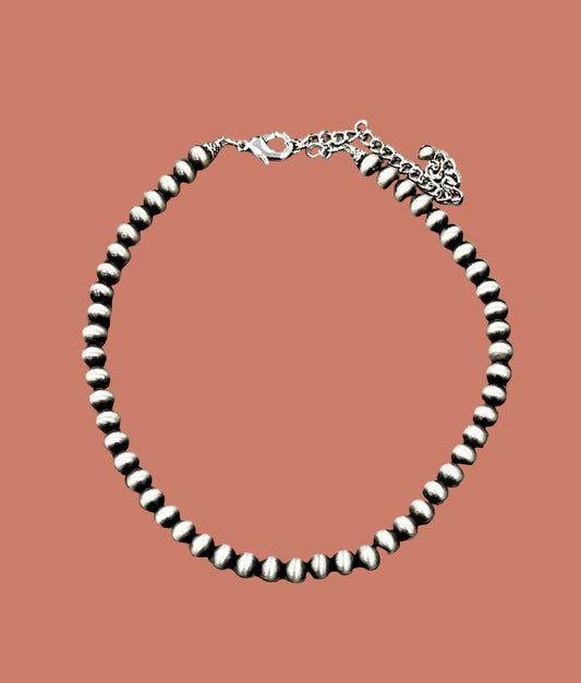 6" 8mm Western Bead Necklace