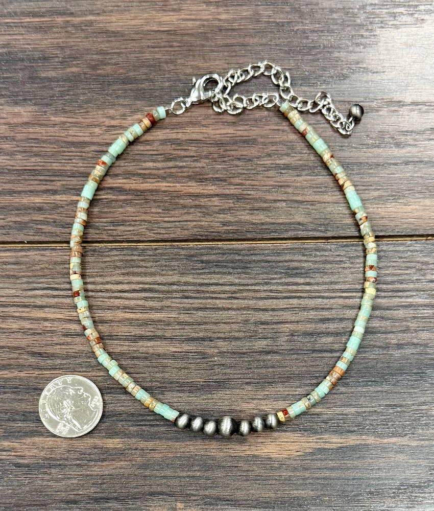 739674, 15" Western Gemstone Necklace