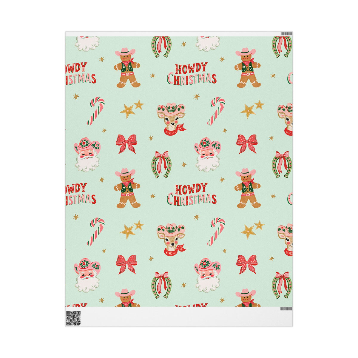 Howdy Christmas  Holiday Wrapping Paper