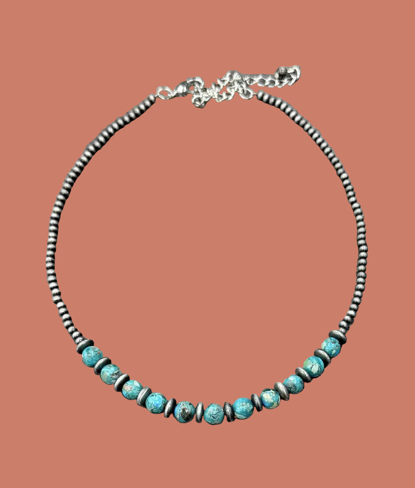 739863, 17" Western Gemstone Necklace