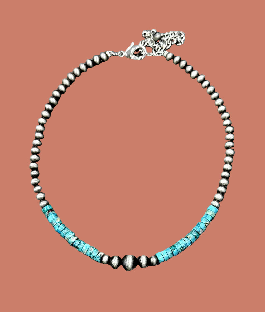 739898, 15" Western Gemstone Necklace