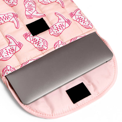 Western Cowgirl Boots Laptop Sleeve