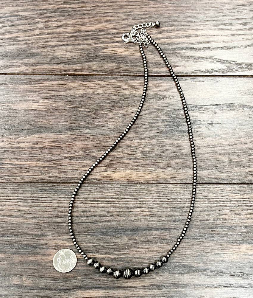 739102, 26" Polish Western Bead Necklace