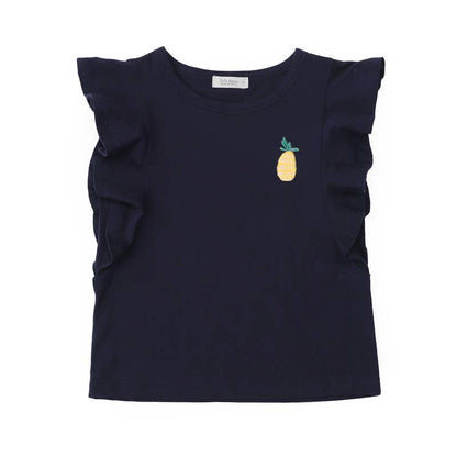 Pineapple Angel Sleeves T-Shirt: XL