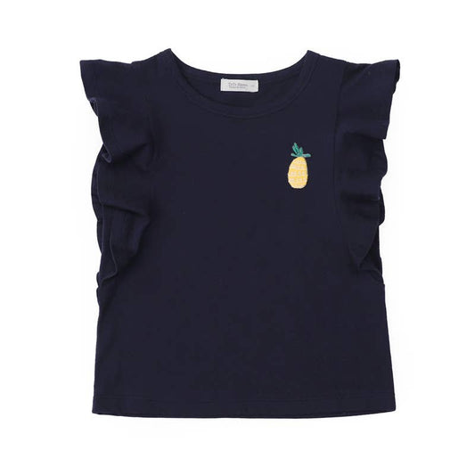 Pineapple Angel Sleeves T-Shirt: XL