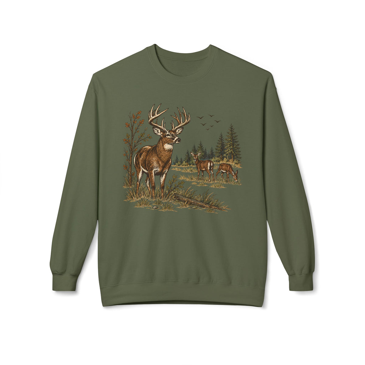 Deer in the Forest Sweatshirt