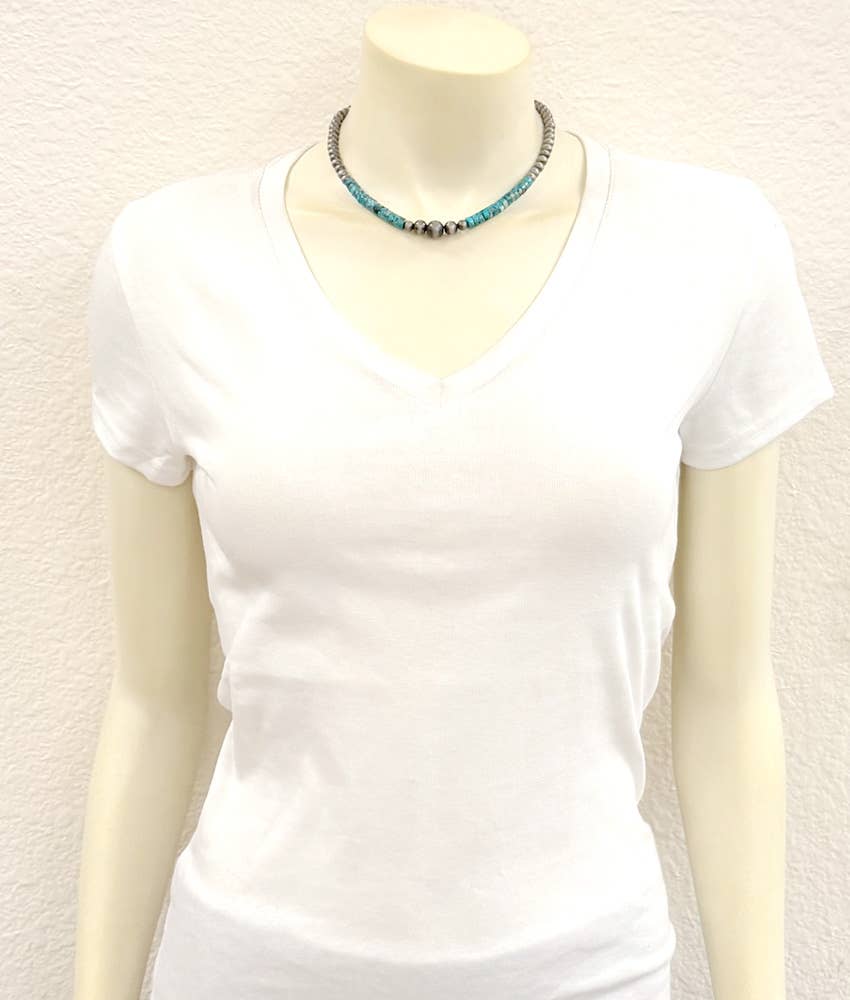 739898, 15" Western Gemstone Necklace