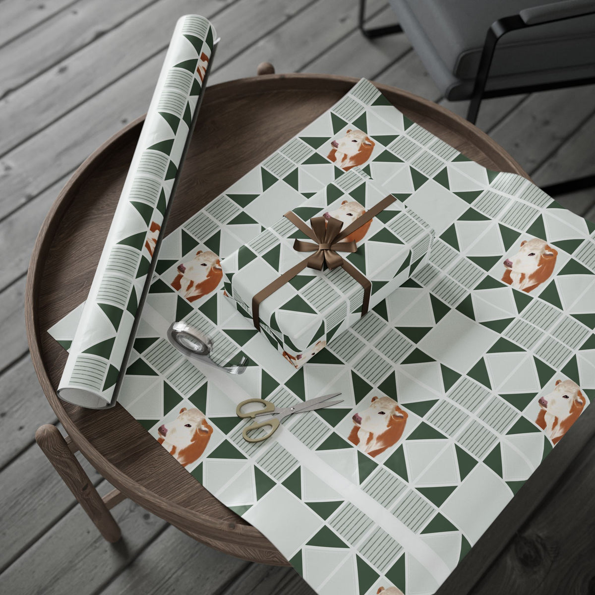 Hereford Quilt Wrapping Paper