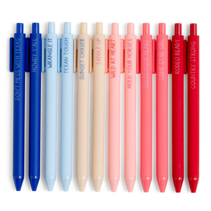 Giddy Up Texas Western Pen Set