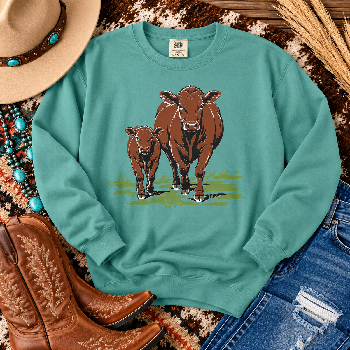 Red Angus Sweatshirt
