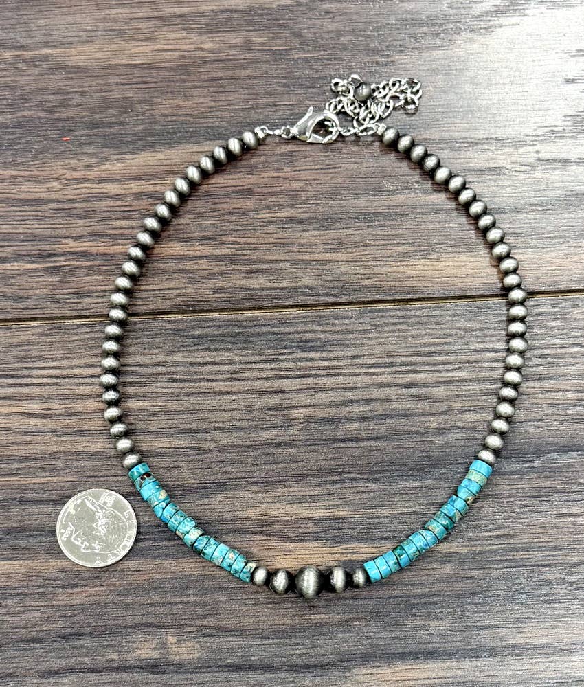 739898, 15" Western Gemstone Necklace