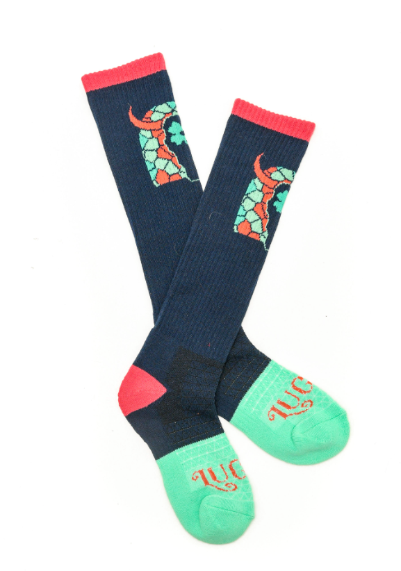 Lucky Clover Steerhead Performance Socks