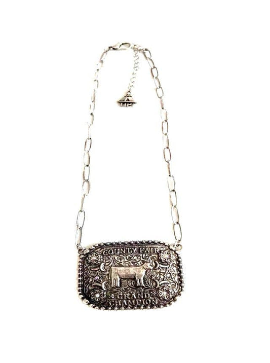 Western County Fair Champ Pendant Necklace