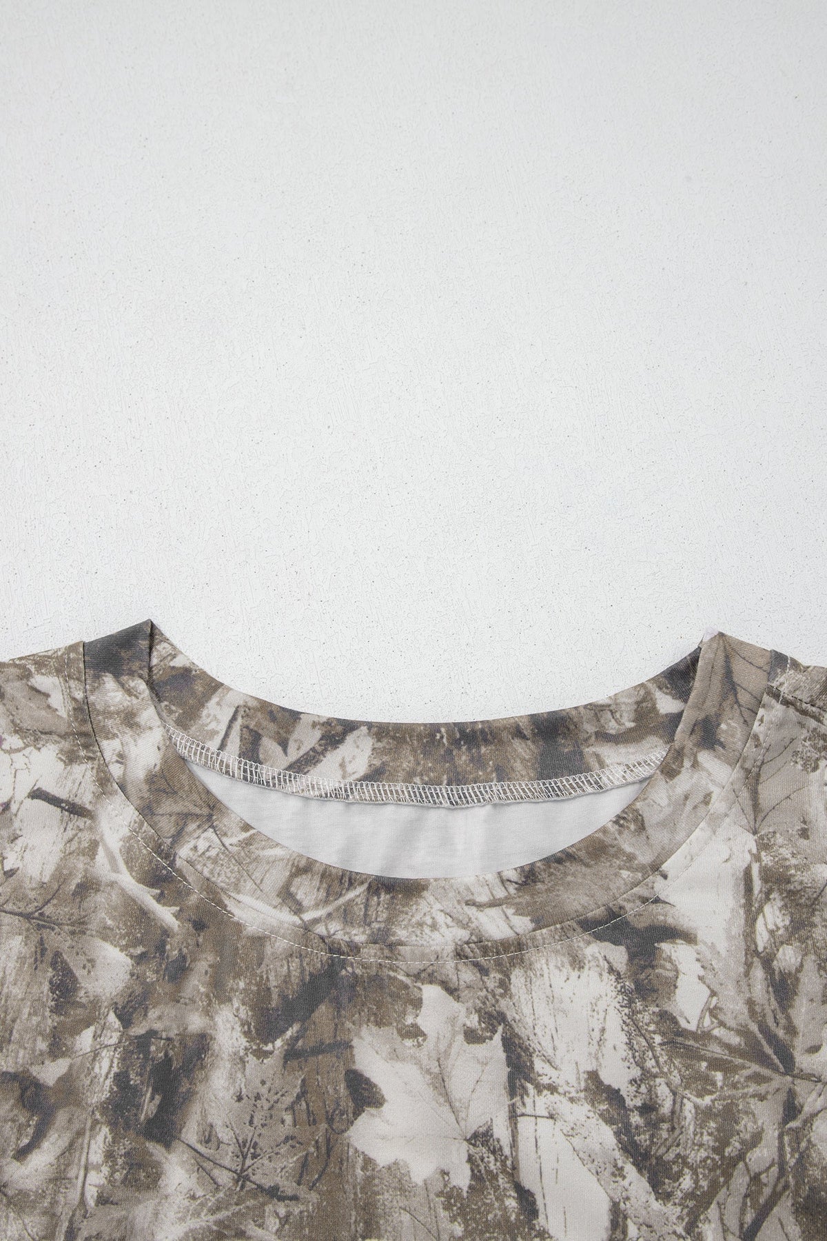 Plus Size Woodland Camo Short Sleeve T-Shirt